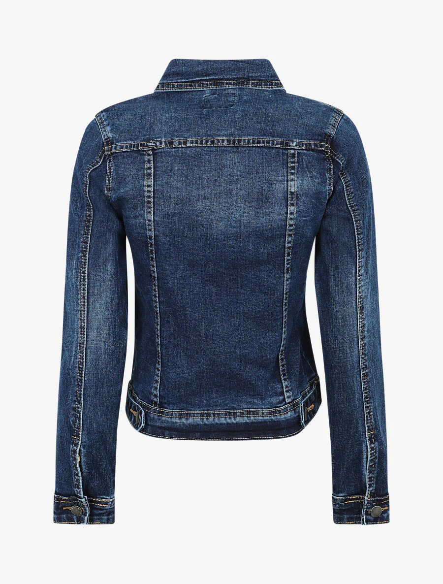 Aangepaste jeansjas - Blauw - Image 2