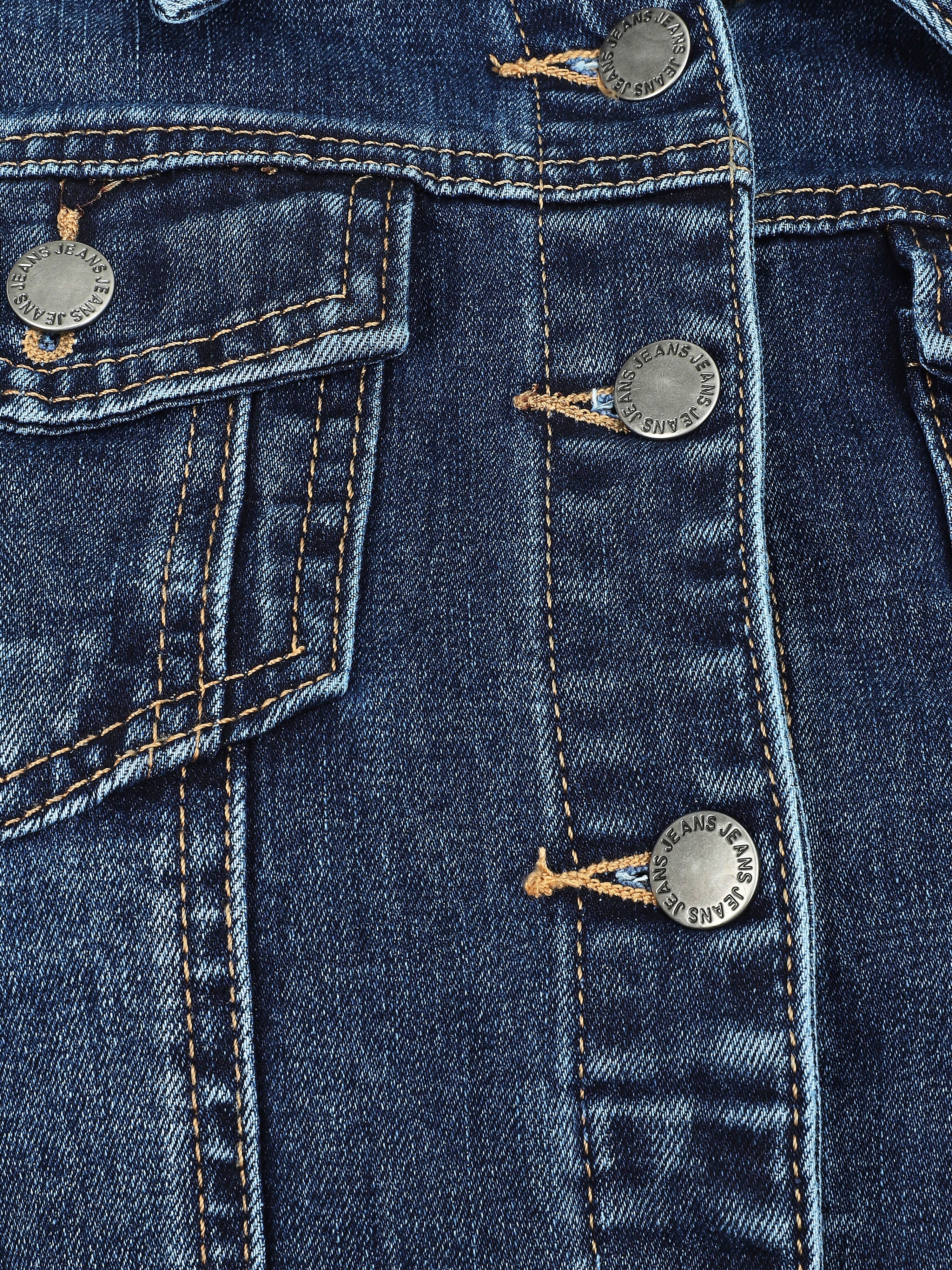 Aangepaste jeansjas - Blauw - Image 3