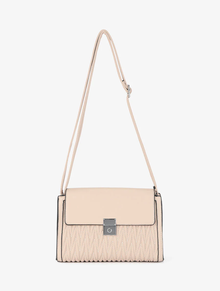 Amanda schoudertas - Beige - Image 3