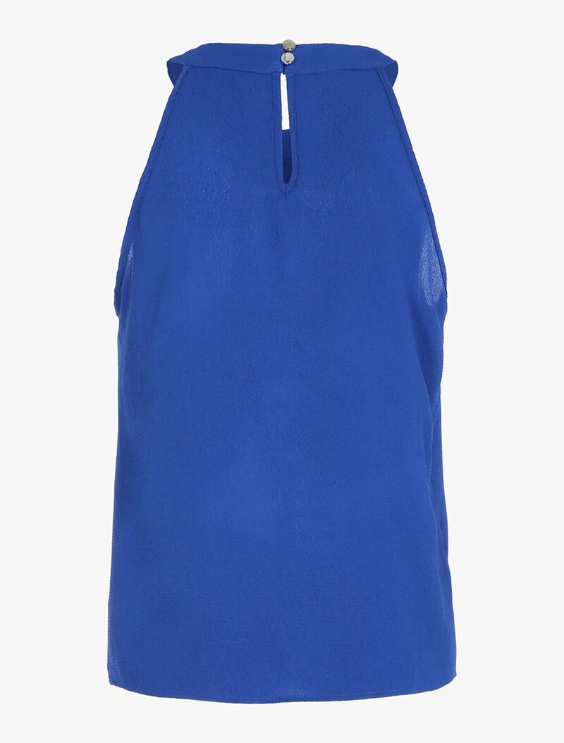 Amerikaanse haltertop - blauw - Image 2