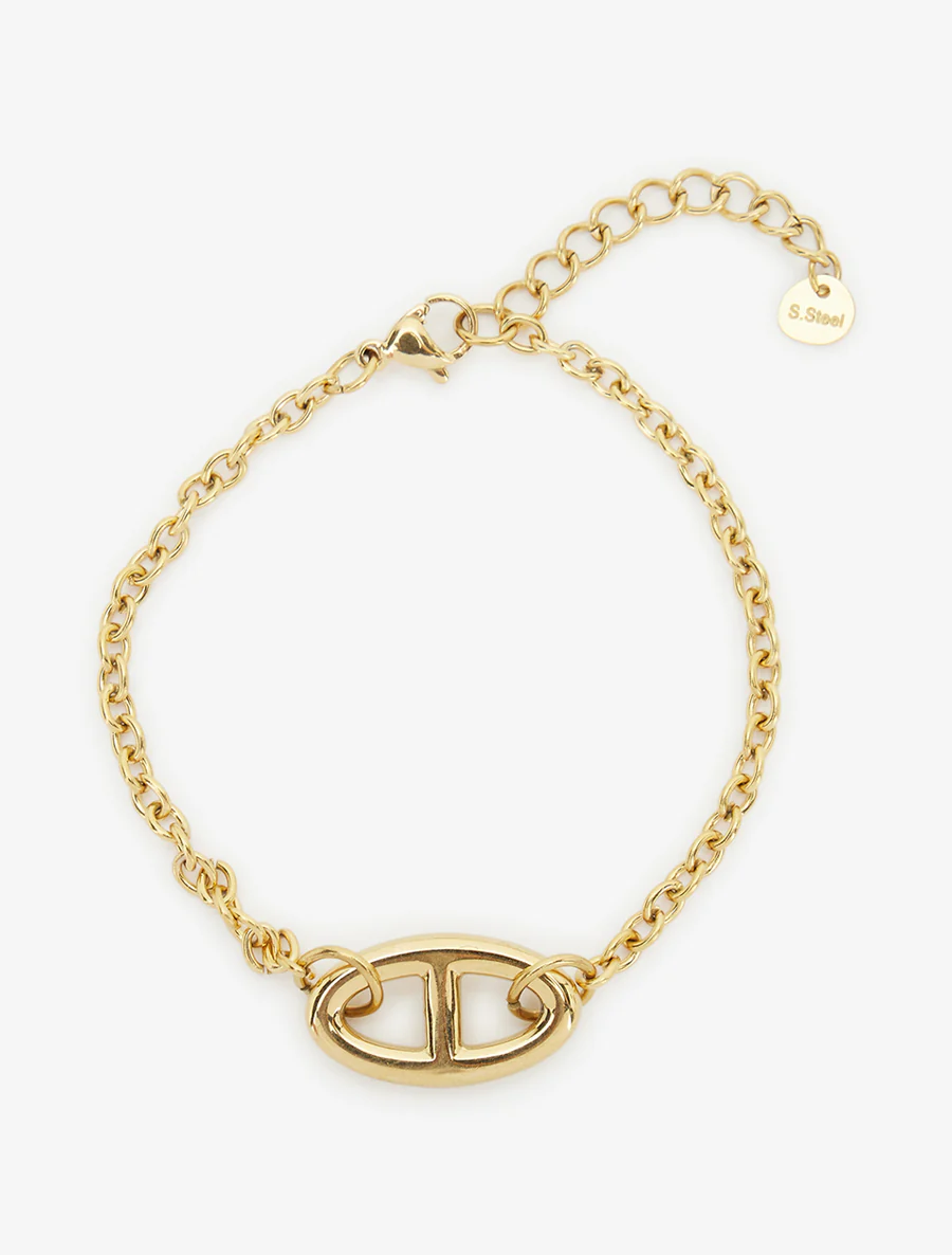 Ankerketting armband - Goud - Image 2
