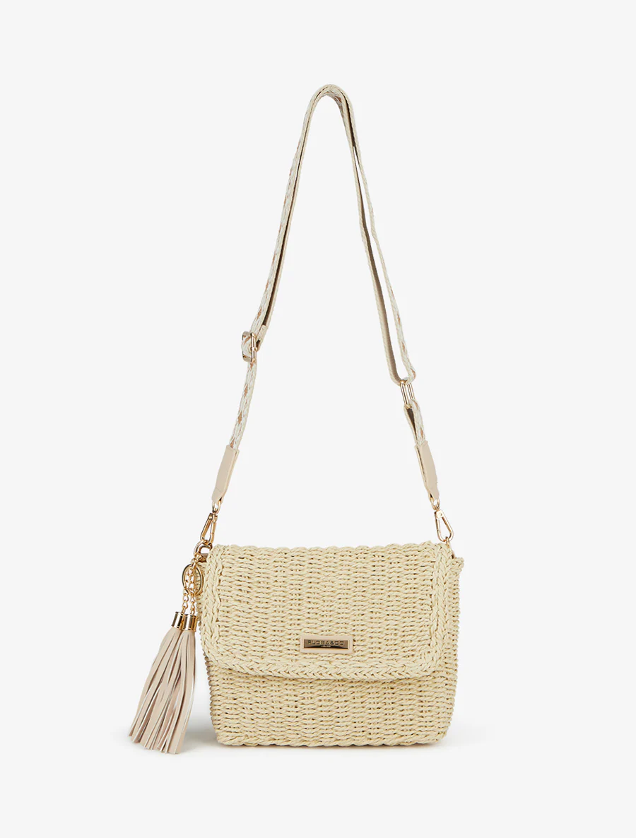 Ariane schoudertas - Beige - Image 3