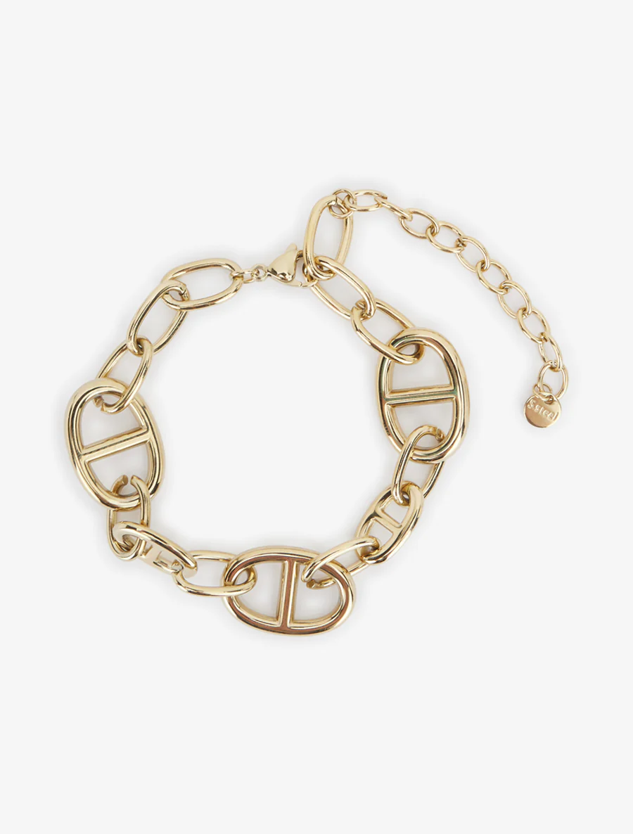 Armband met ankerketting schakels - Goud - Image 2
