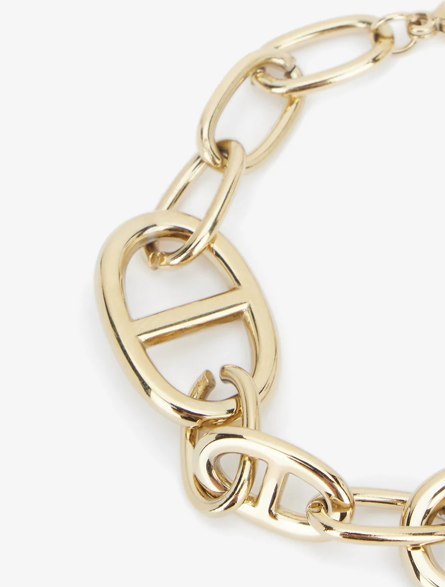 Armband met ankerketting schakels - Goud - Image 3