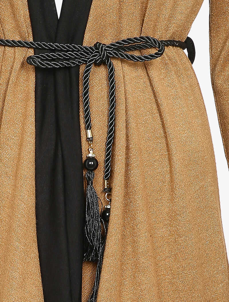 Asymmetrisch vest - Kameel - Image 3