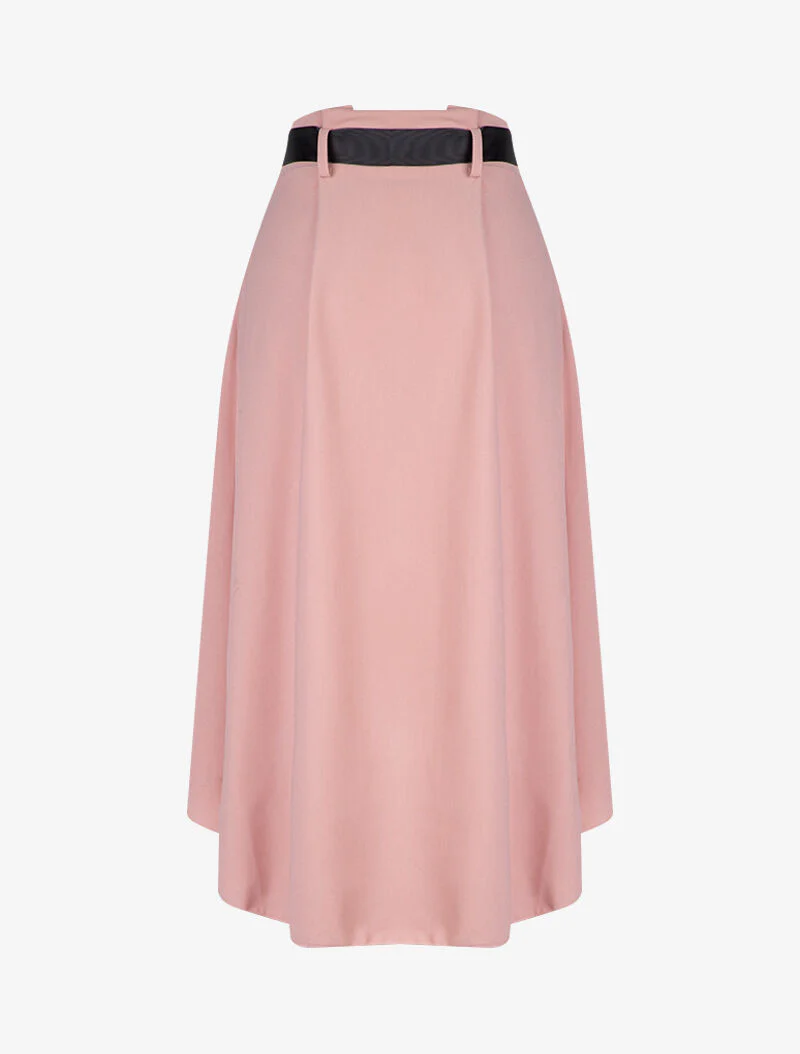 Asymmetrische skaterrok - roze - Image 2