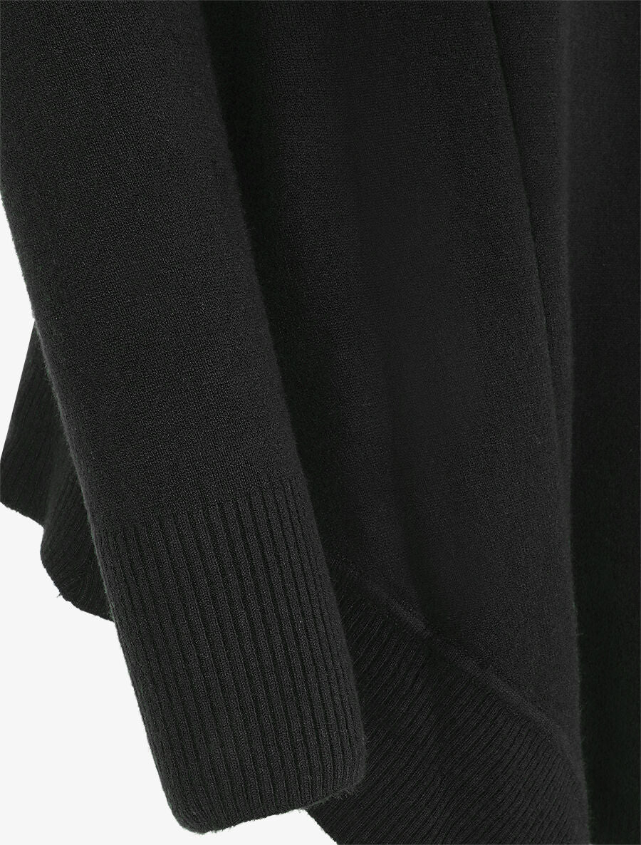 Basic gebreid vest - Zwart - Image 3