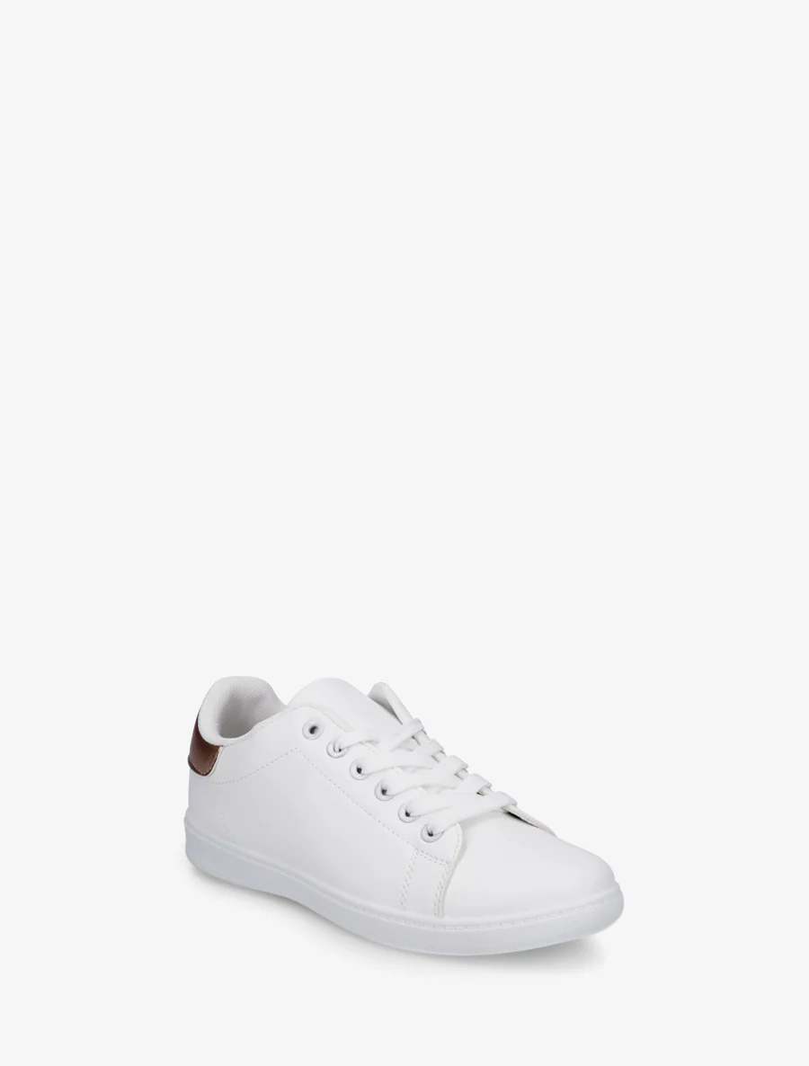 Basic sneakers van imitatieleer - Roségoud - Image 2