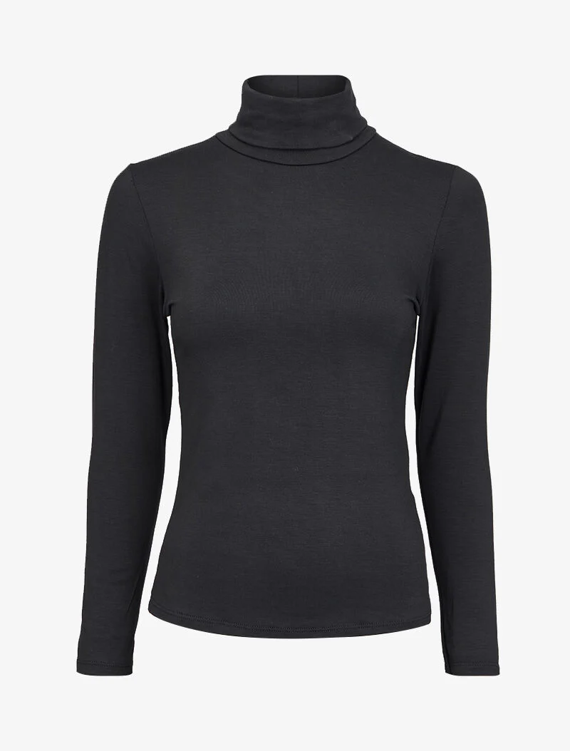 Stretch coltrui top - Zwart