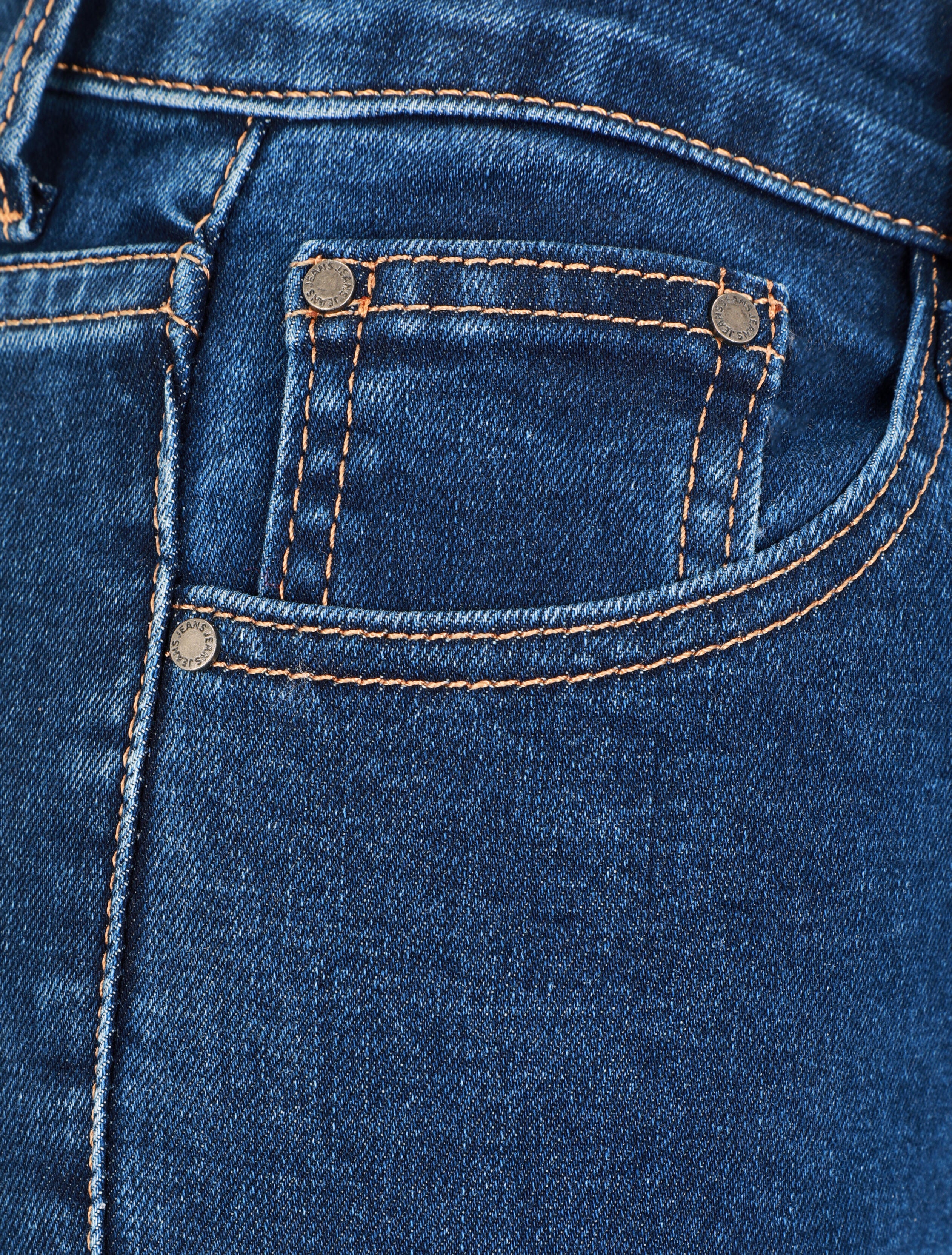 Basis jeans met flare fit - Blauw - Image 3