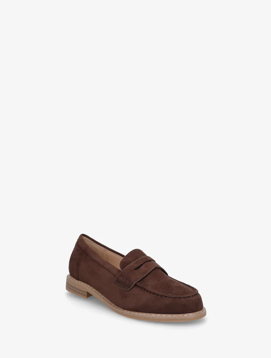 Basis loafers in suèdine - Bruin - Image 2
