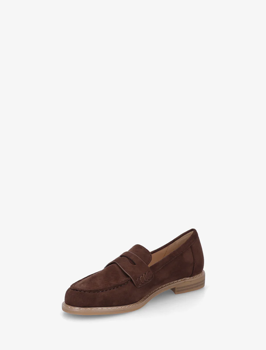 Basis loafers in suèdine - Bruin - Image 3