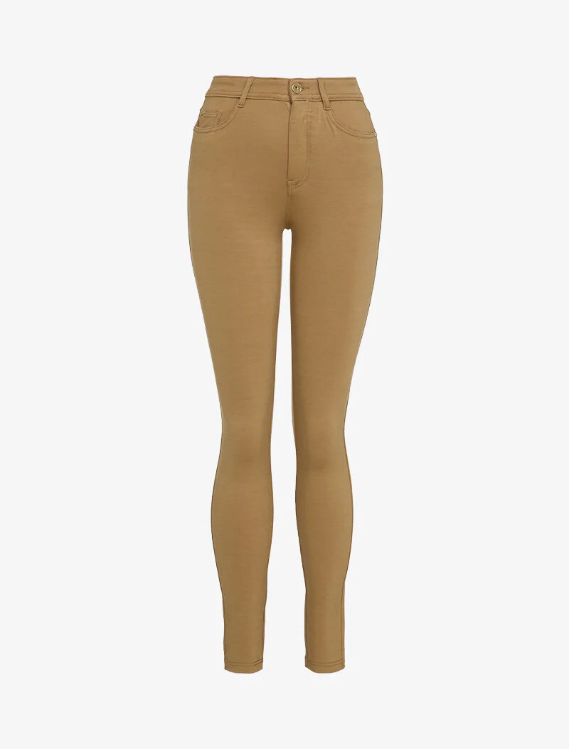 Basis stretchbroek - taupe