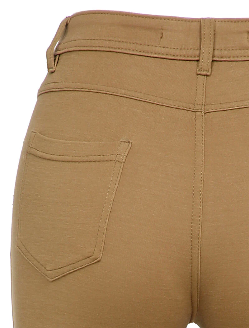 Basis stretchbroek - taupe - Image 3
