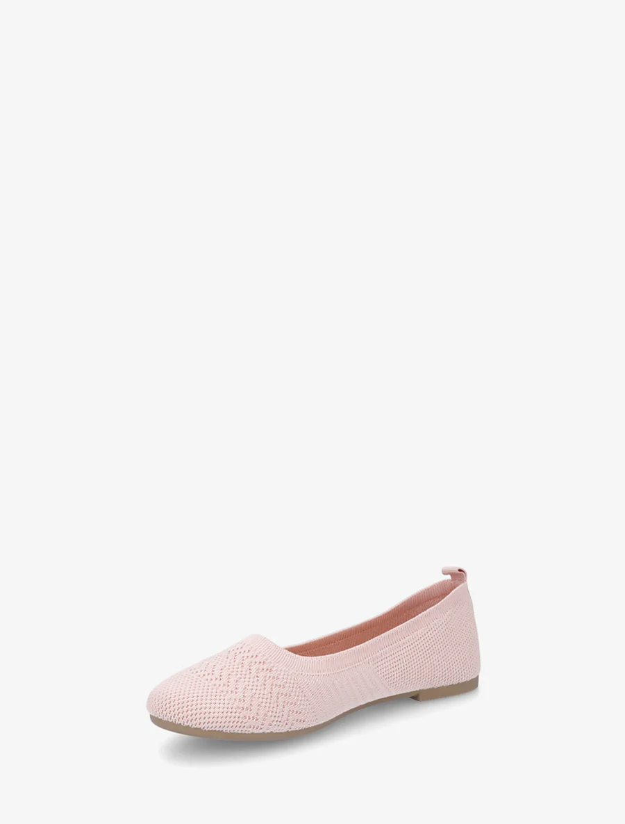 Basisballerina's van stof - Roos - Image 3