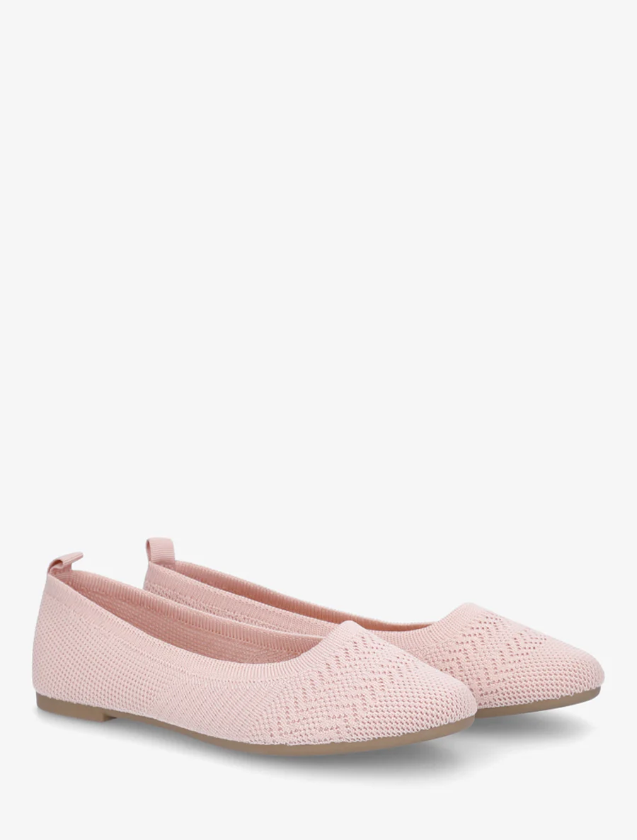 Basisballerina's van stof - Roos - Image 4