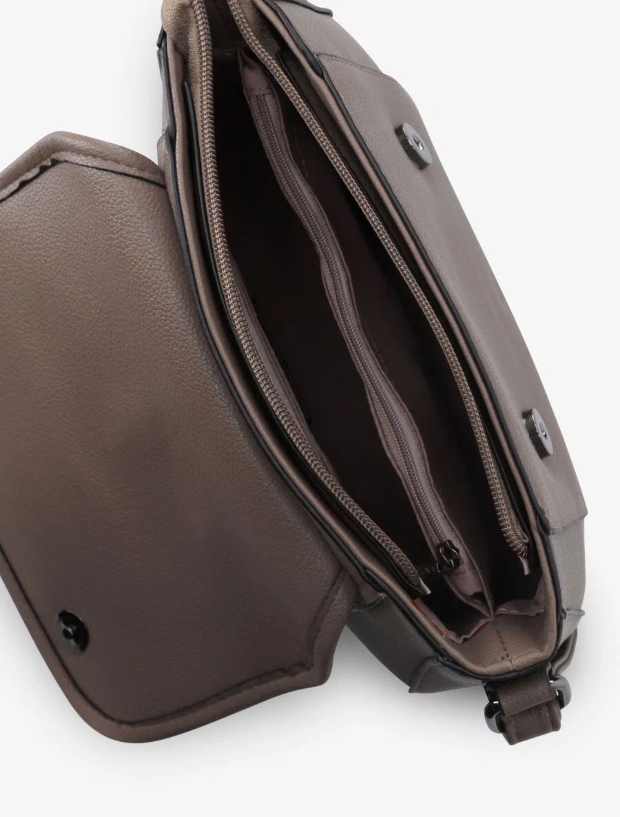 Bellerose schoudertas - taupe - Image 4
