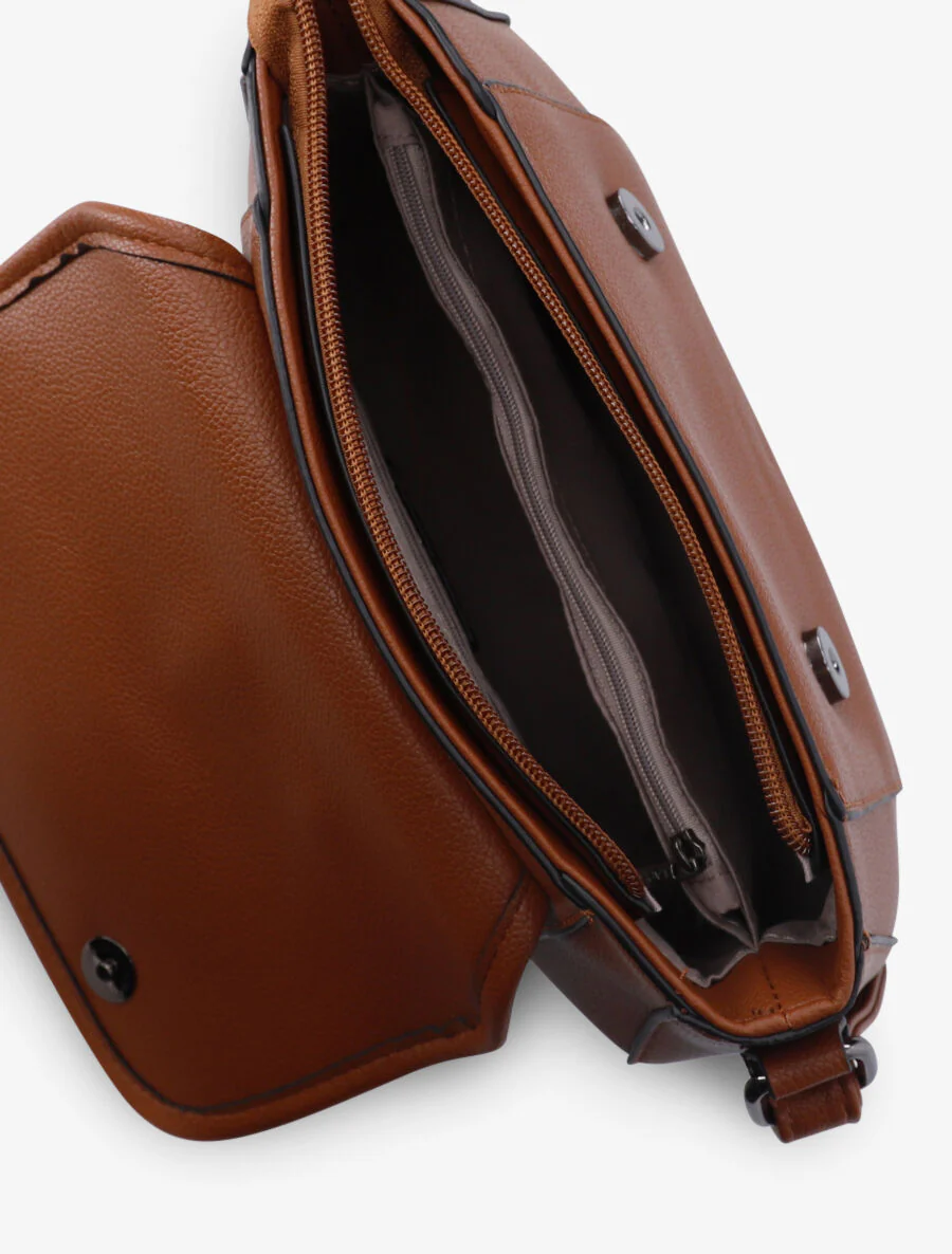Bellerose schoudertas - Kameel - Image 4