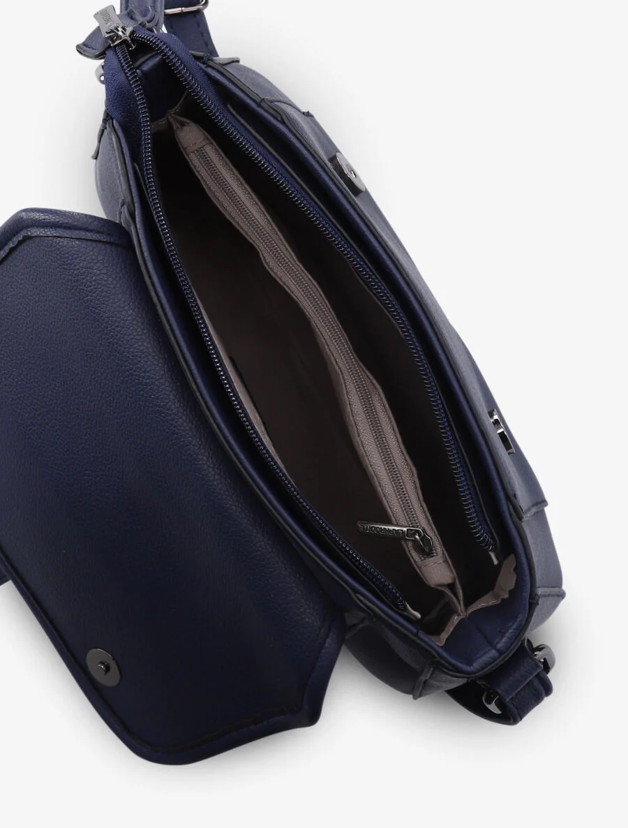 Bellerose schoudertas - Marineblauw - Image 4