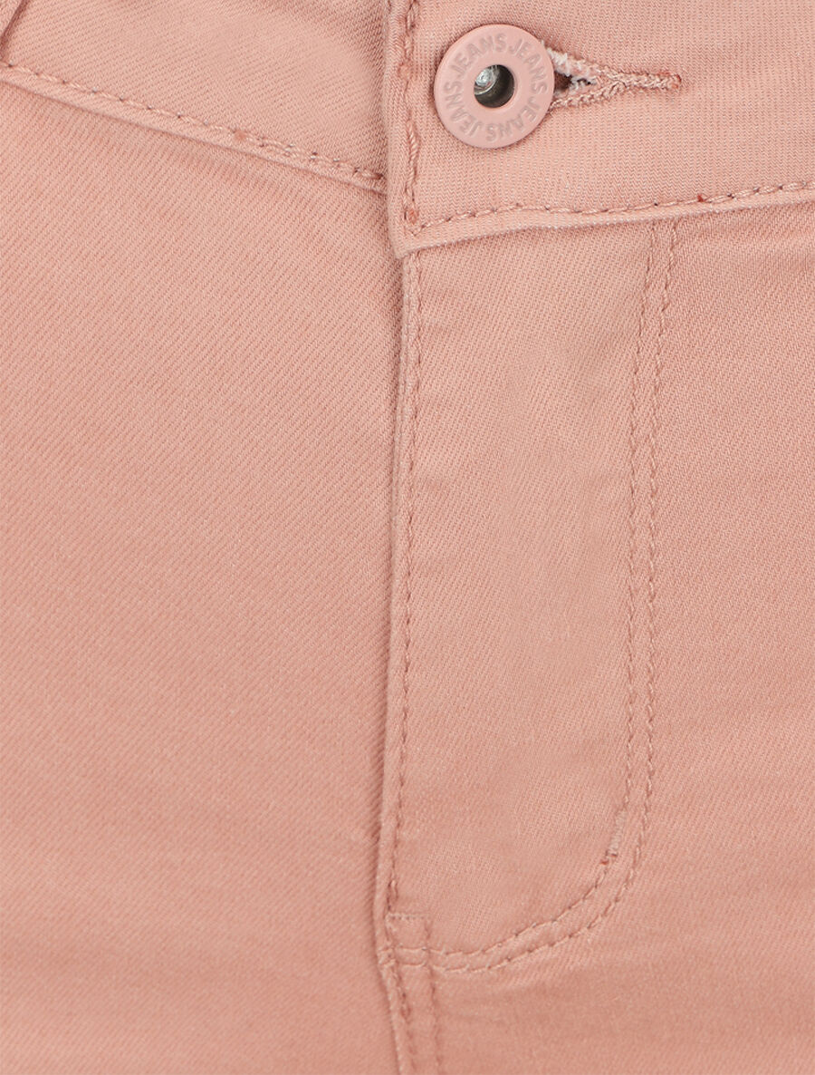 Bermuda stretch met omgekeerde - Zalmroze - Image 3