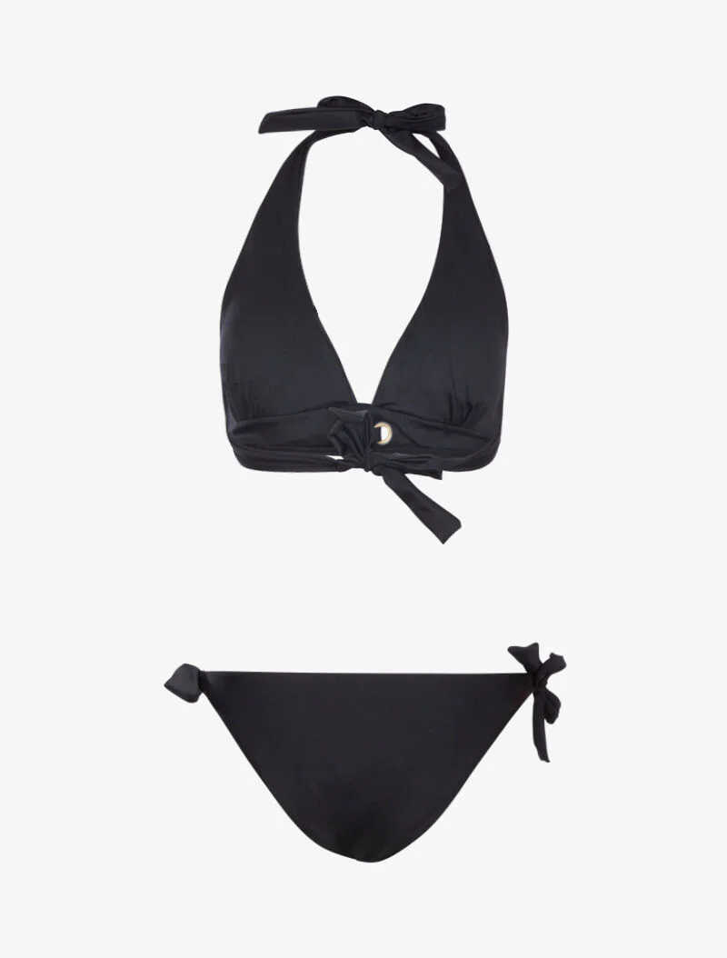 Bikini met oogjesdetails - zwart - Image 2