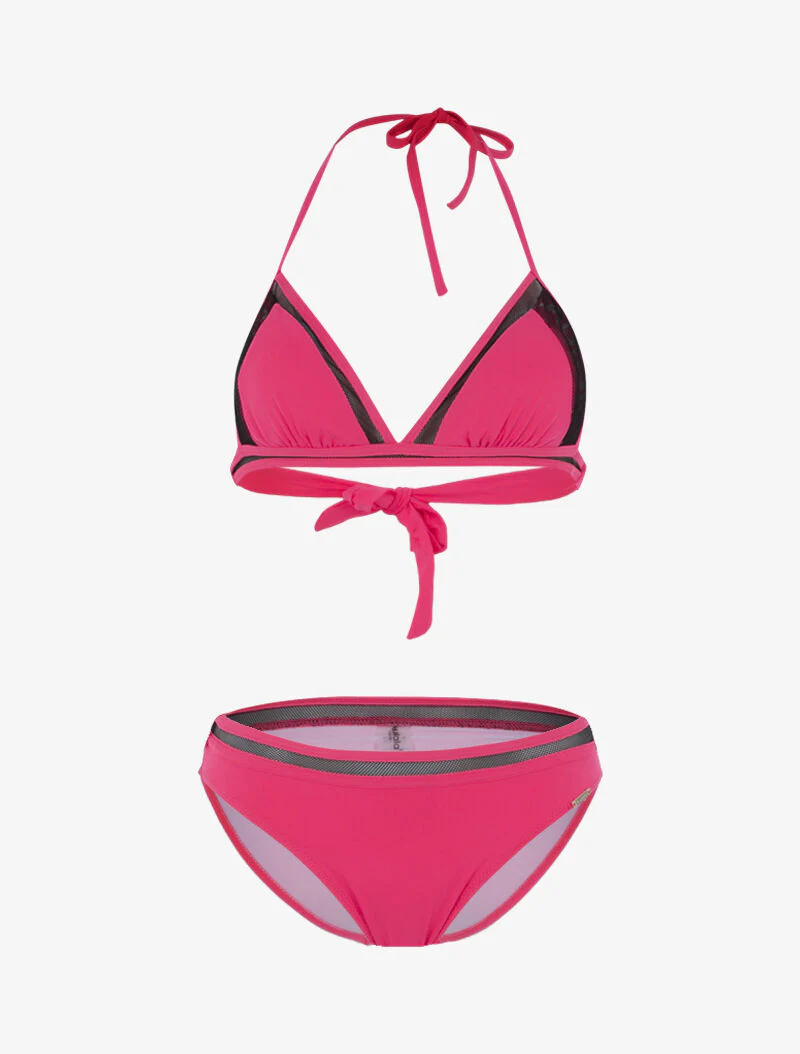 Bikini Aulala Parijs - fluoroze/zwart