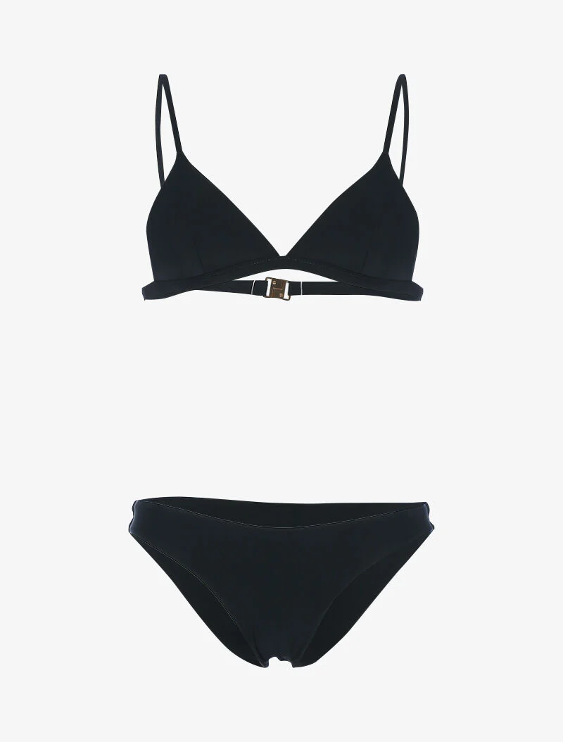 Basis driehoekige bikini - zwart