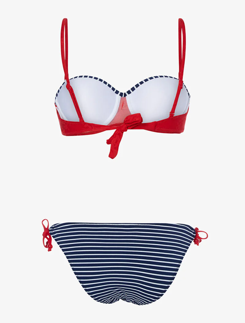 Bikini inspiratie matroos - rood - Image 2