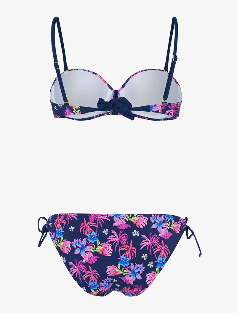 Bikini jungle met balconnet - marine - Image 2