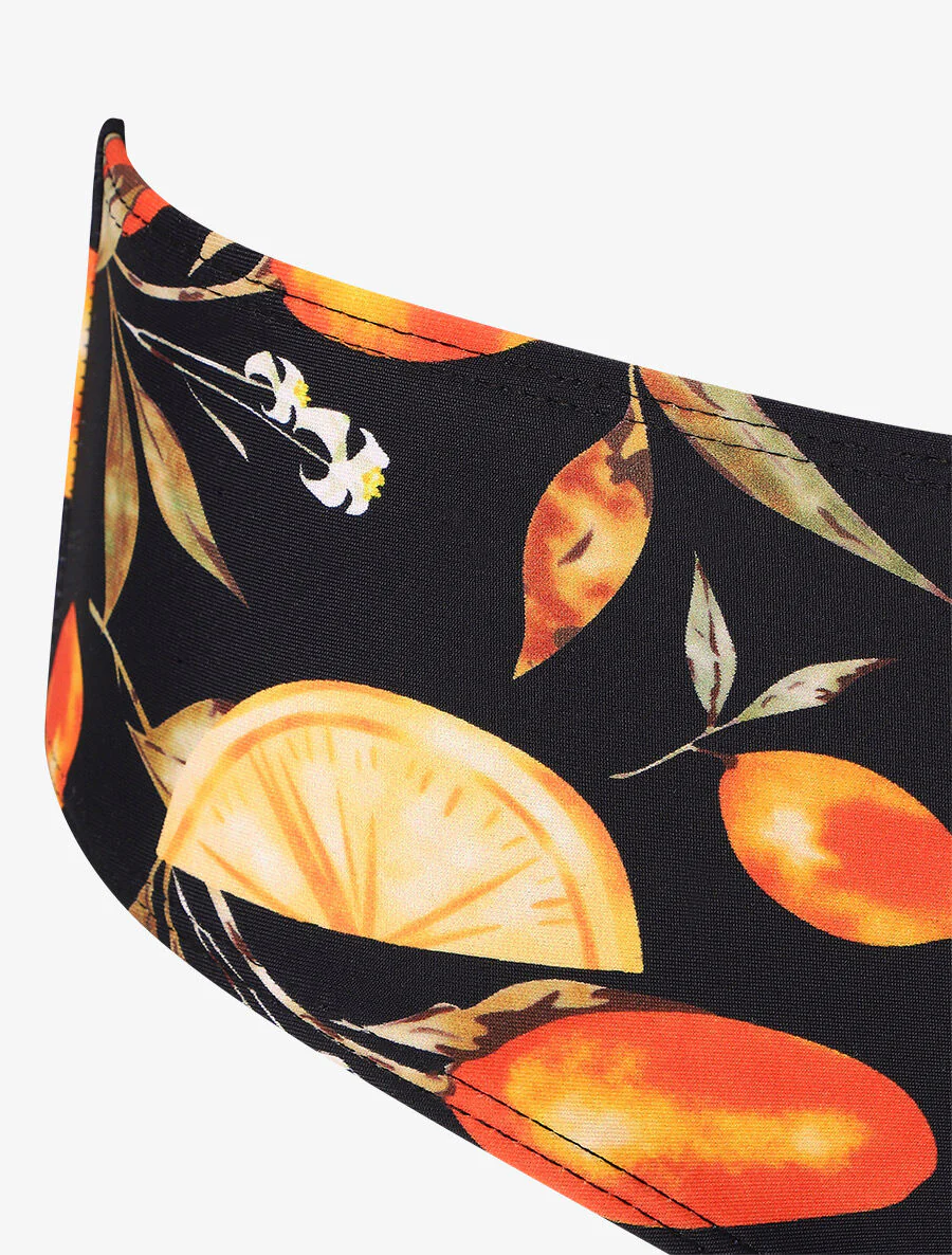 Bikini met citroenprint - Zwart - Image 3