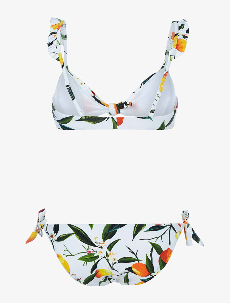 Bikini met citroenprint - wit - Image 2