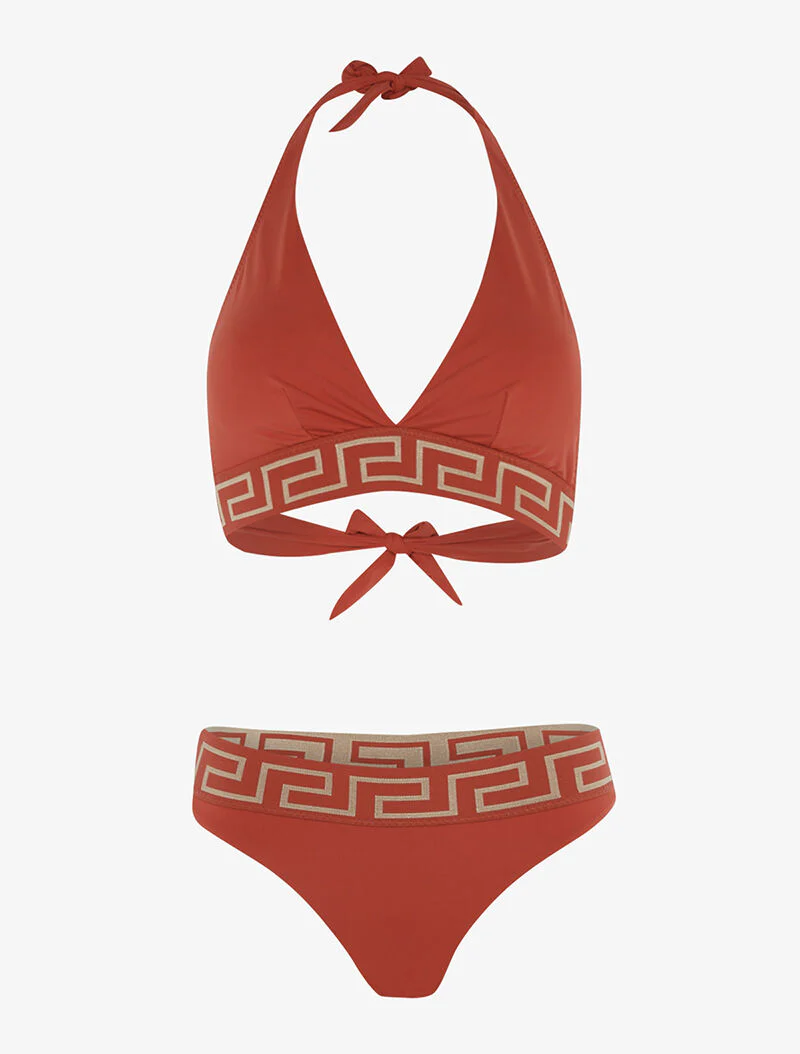 Grieks bedrukt bikini - sienna