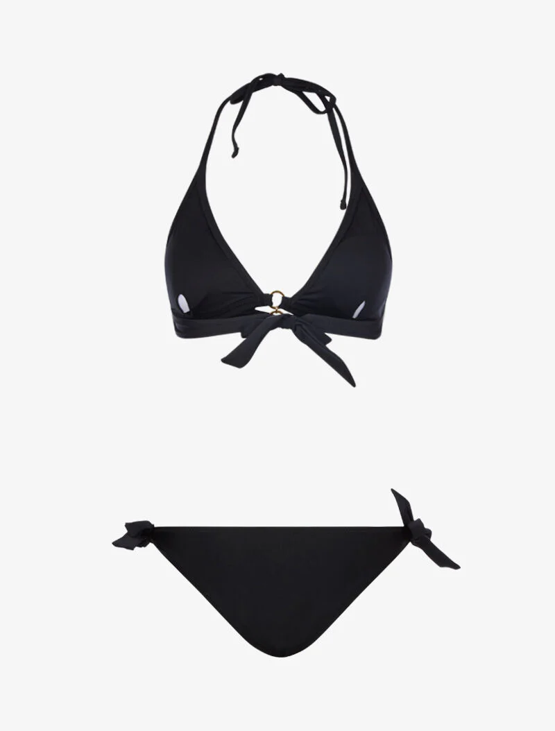 Bikini met metalen details - zwart - Image 2