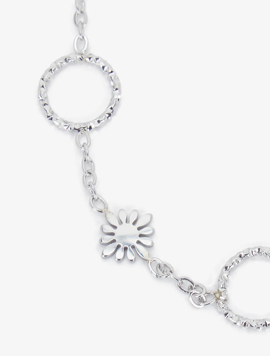 Bloemen- en cirkelarmband - Geld - Image 3