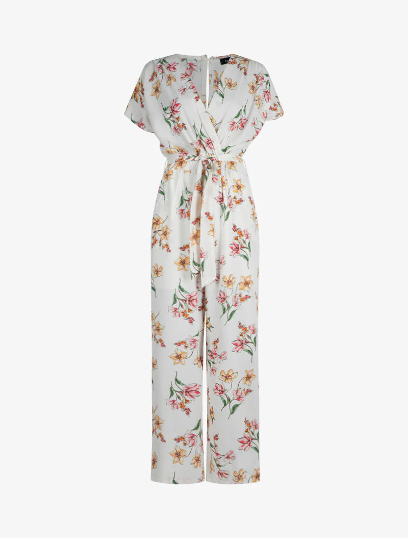 Combinatie met bloemenprint - wit - Image 2