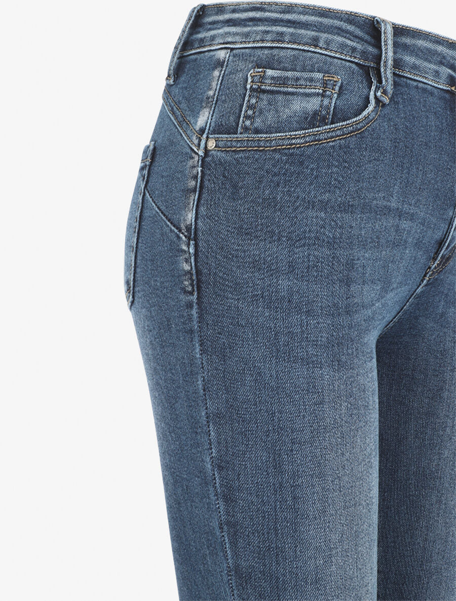 Bootcut jeans met push-up effect - blauw - Image 3