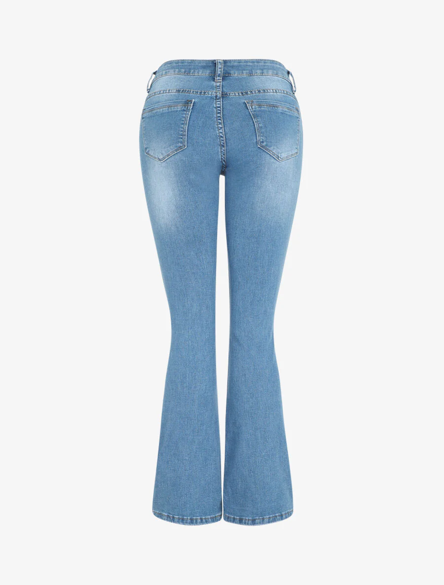 Bootcut jeans standaard maat - Blauw - Image 2