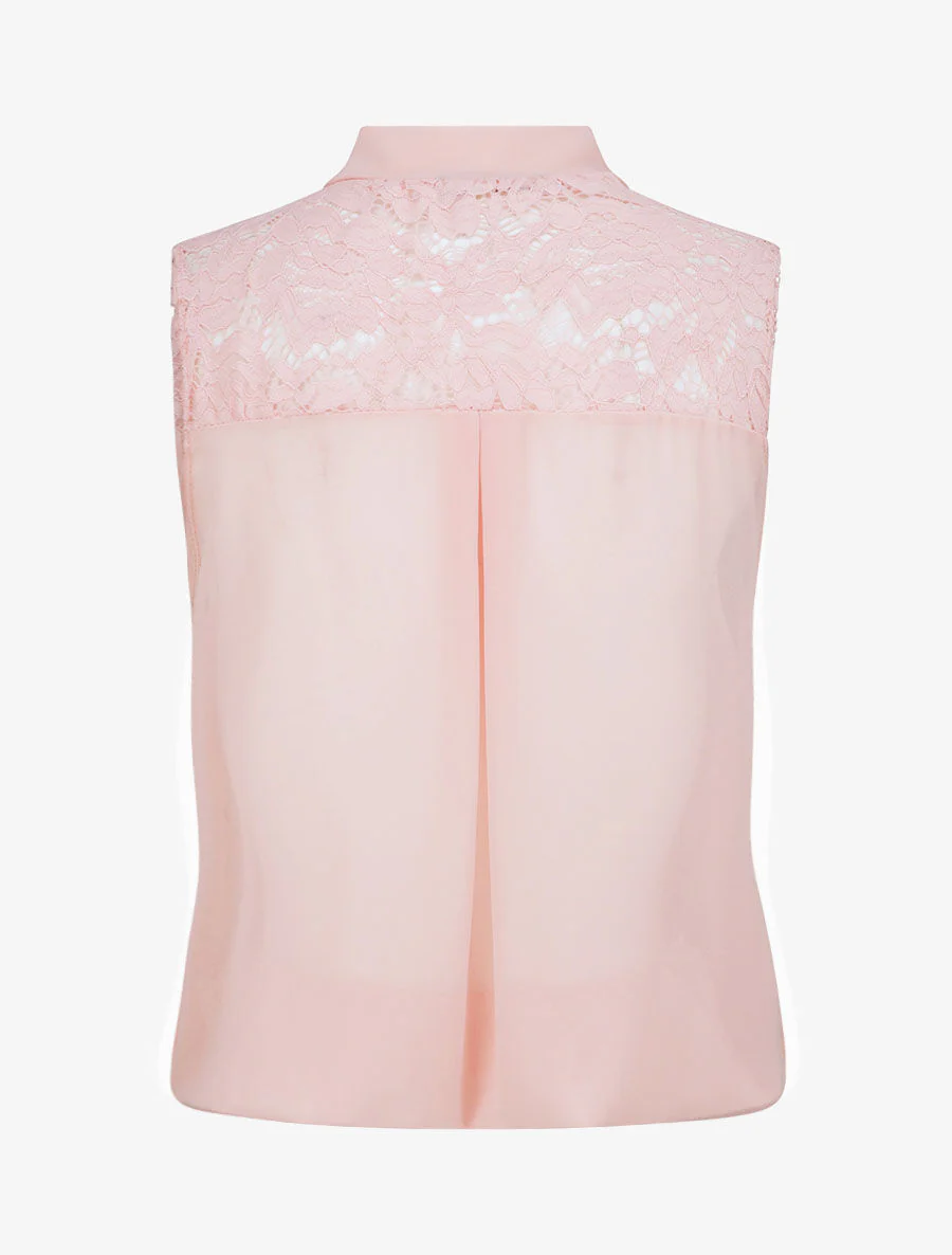 Bovenste stijlvolle kraagbal - Roze - Image 2