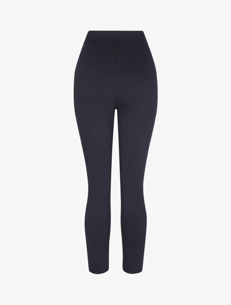 Empire broek met decoratieve knopen - Marineblauw - Image 2