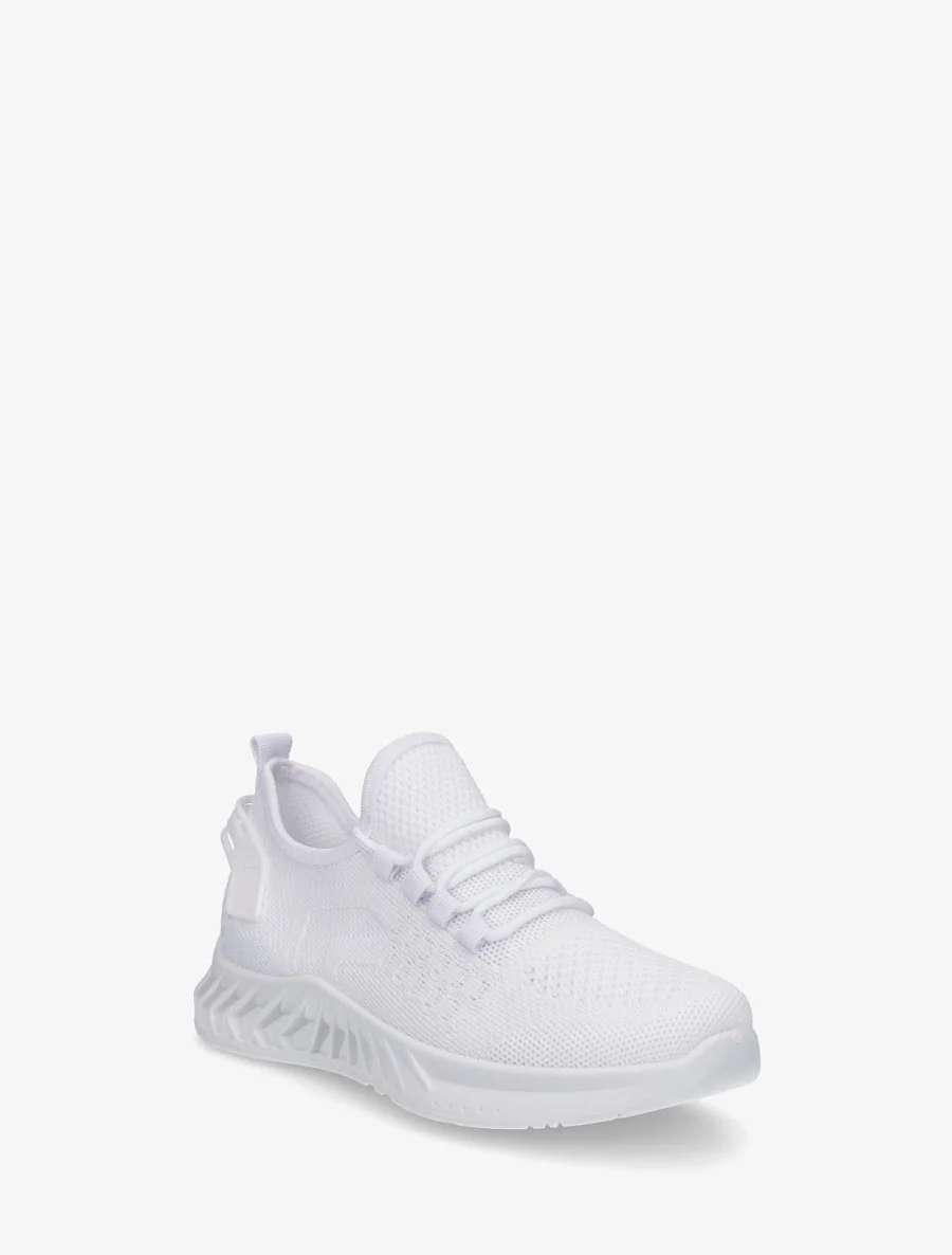 Canvas sneakers met tong - Wit - Image 2