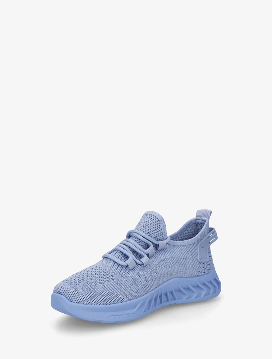 Canvas sneakers met tong - Lichtblauw - Image 3