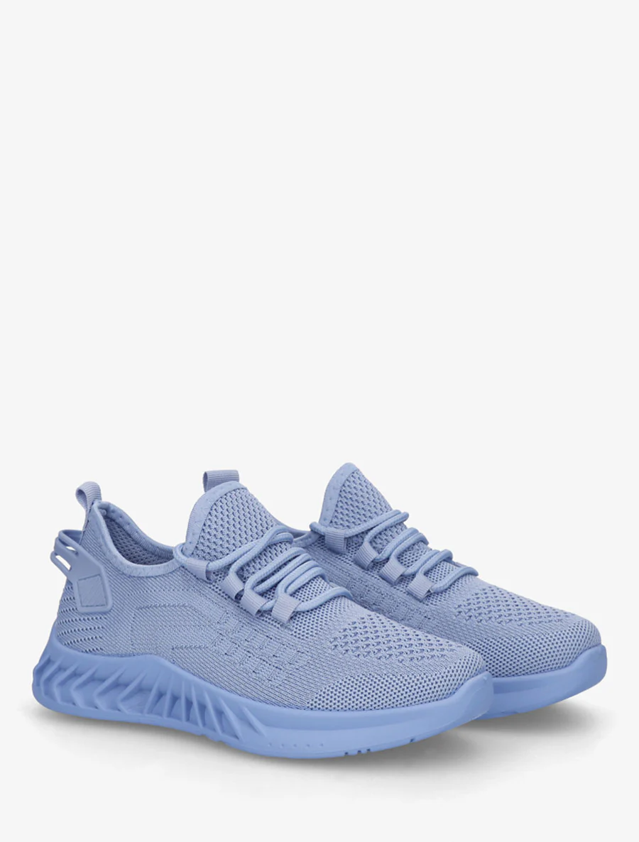 Canvas sneakers met tong - Lichtblauw - Image 4