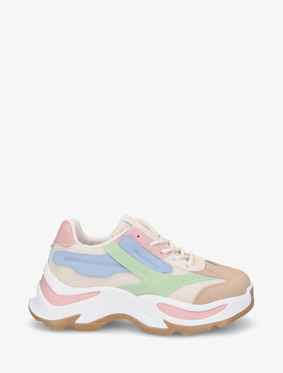 Chunky zool sneakers - Meervoudig