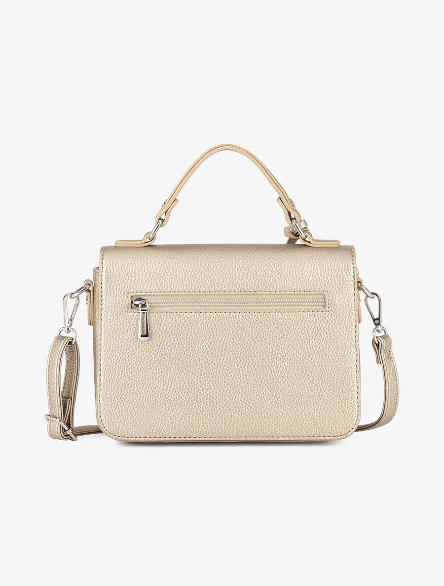 CLéo handtas - Parelmoer taupe - Image 2