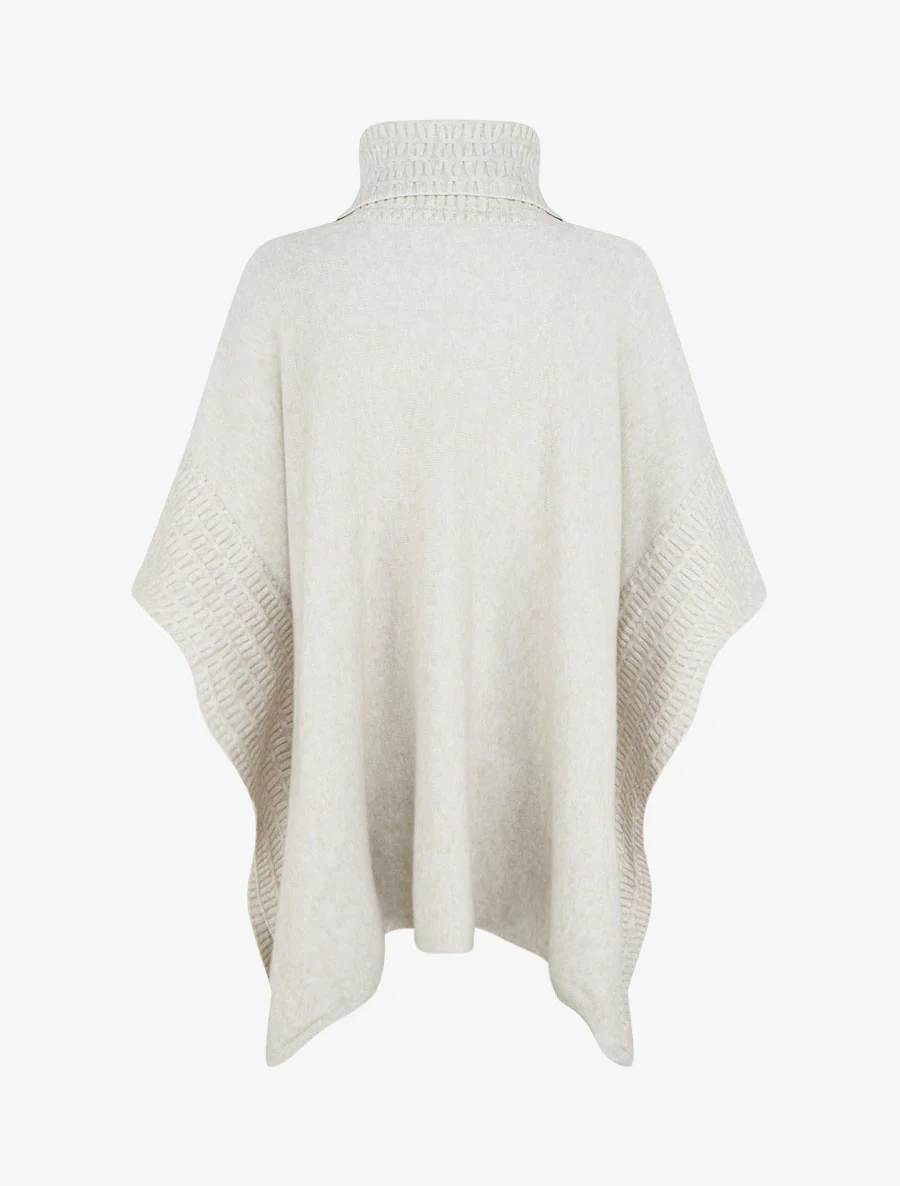Coltrui poncho - Beige - Image 2