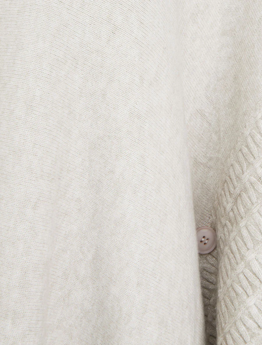 Coltrui poncho - Beige - Image 3