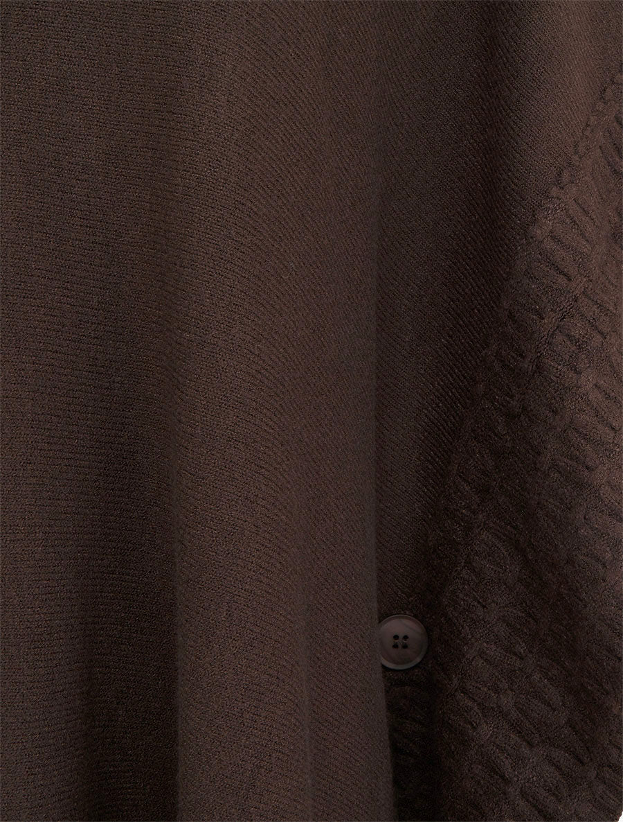 Coltrui poncho - Bruin - Image 3