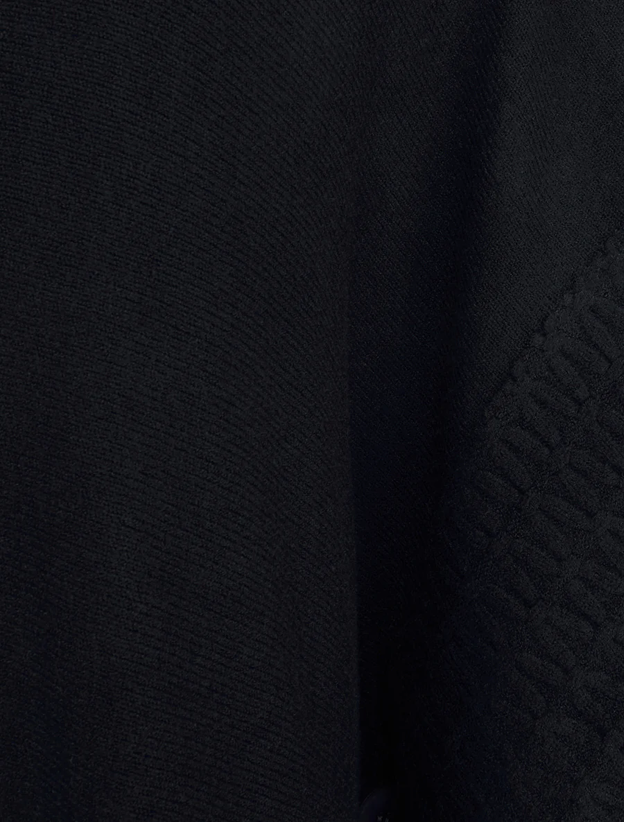 Coltrui poncho - Zwart - Image 3