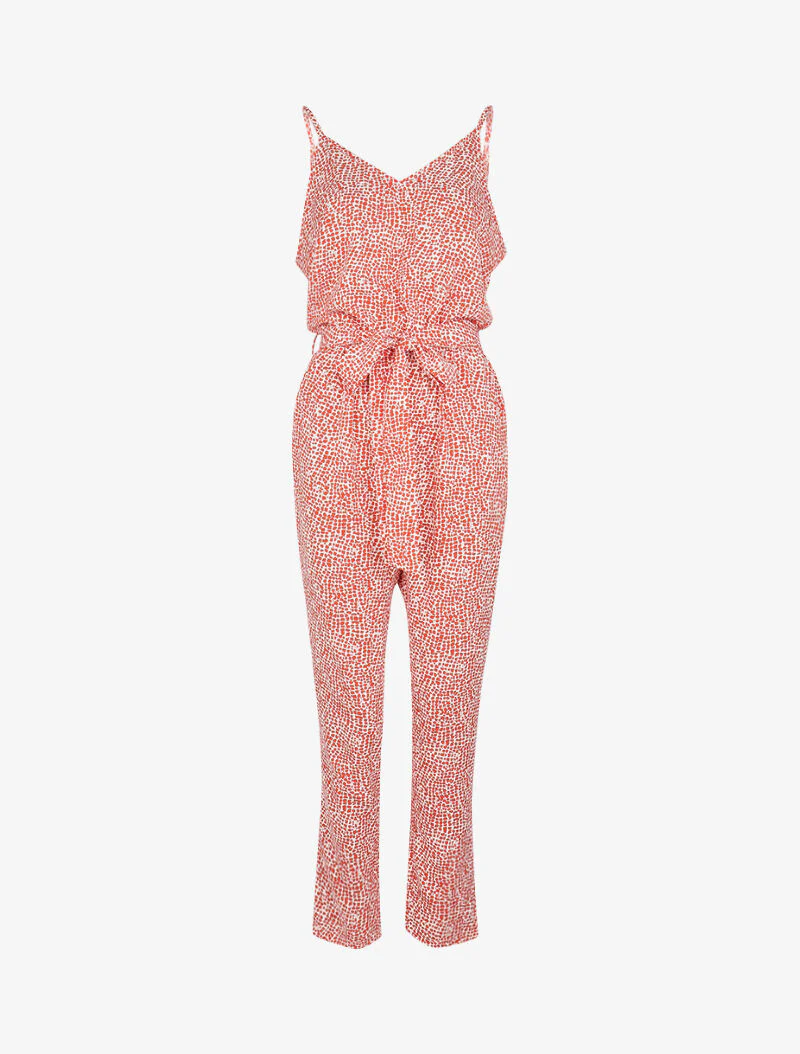 Combinatie met gespikkelde print - rood - Image 3