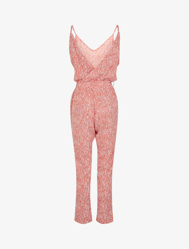 Combinatie met gespikkelde print - rood - Image 4